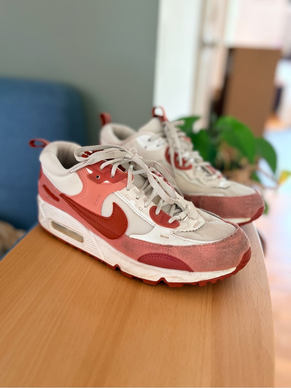 Nike Air Max 90 Futura Red Stardust Women’s Sz 7 Y2K 90s